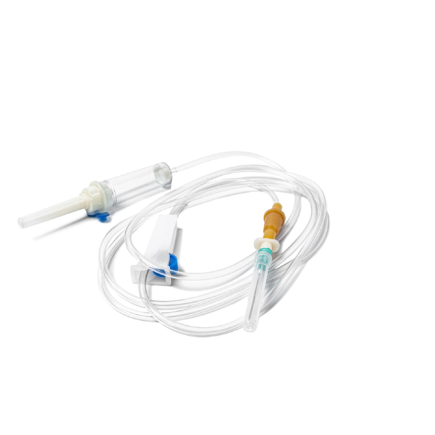 Система для вливання кровозам. та інфуз. розч. ПР металева голка2В 18G Luer Slip